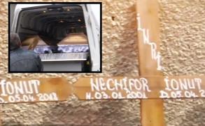 Familiile celor nouă bărbaţi morţi înecaţi în dubă la Viişoara au făcut o cerere neobişnuită la biserică, pentru a-i putea înmormânta