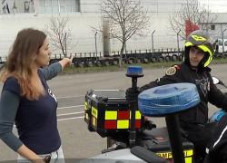 Două femei sunt instructoarele motocicliştilor SMURD din Capitală