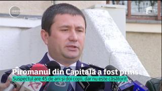 Piromanul care a terorizat Capitala, după ce a dat foc la opt maşini, şi-a recunoscut fapta