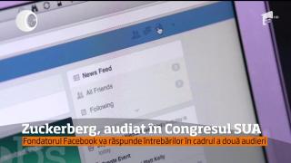 Mark Zuckerberg, audiat în Congresul Statelor Unite