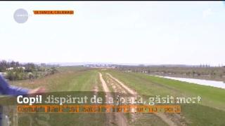 Copilul de 3 ani, din Olteniţa, dispărut din față porții a fost găsit mort