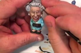 Artă în coji de alune și migdale