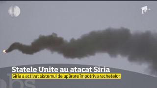 Statele Unite au atacat Siria! Armata americană este asistată în operaţiunea militară de aliaţii britanici şi francezi