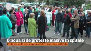 A doua zi cu proteste de amploare la spitalele din Capitală, dar şi din ţară!