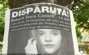 Rebeca a dispărut de 7 zile, la Timişoara. Are 14 ani şi părinţii nu dorm de o săptămână. Poliţia nu îi poate localiza telefonul
