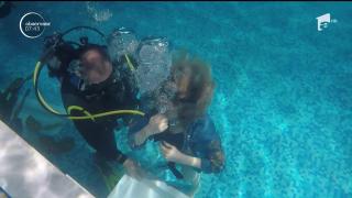 Lidia Buble, filmări sub apă. Artista şi-a învins frica din copilărie pentru cel mai nou videoclip