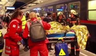 Accident feroviar într-o gară din Austria, soldat cu zeci de răniţi