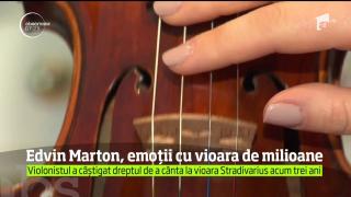 Edvin Marton, emoţii uriaşe pentru vioara Stradivarius la urcarea în avionul spre România