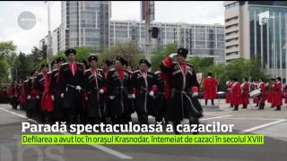 Paradă spectaculoasă în Rusia