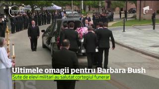 Ultimele omagii pentru Barbara Bush. Discursul emoţionant al fiului său