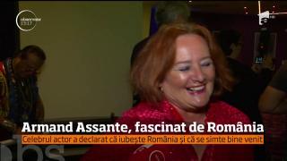 Îndrăgostit de România, Armand Assante a mers la teatru în Piteşti