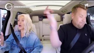 Christina Aguilera şi actriţa Melissa McCarthy au fost invitatele unei ediţii speciale a emisiunii „Carpool Karaoke"