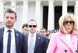 Bodyguardul lui Macron a făcut furori în SUA