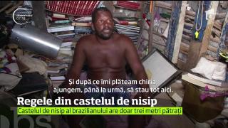 Regele din castelul de nisip, de pe o plajă din Rio