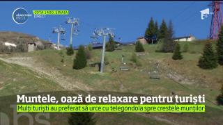 Muntele, oază de relaxare pentru turiști