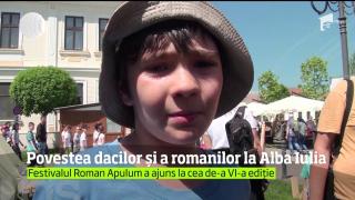 Spectacol grandios de costume şi obiceiuri de pe vremea dacilor şi romanilor, la Alba Iulia