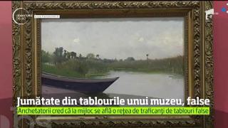 Jumătate dintre tablourile unui muzeu, false