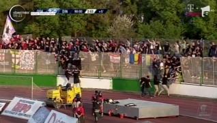 Noi scene violente în Liga 1 de fotbal