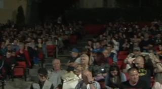 Seară de film în aer liber la Târgu-Mureş