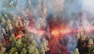 Erupţie de amploare în arhipelagul Hawaii, după un cutremur cu magnitudinea de 6,9 grade pe scara Richter