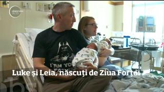 Doi părinţi şi-au botezat bebeluşii în semn de omagiu adus personajelor principale din filmul Războiul Stelelor