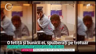 O fetiţă şi bunicii ei au fost spulberaţi pe un trotuar din Ialomiţa, de un şofer beat! Doar bunicul a supravieţuit