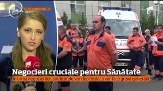 Angajaţii din Sănătate ameninţă cu greva generală