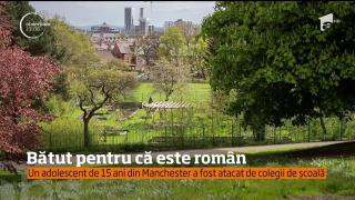 Elev român, bătut până la sânge de mai mulţi colegi de clasă în Manchester