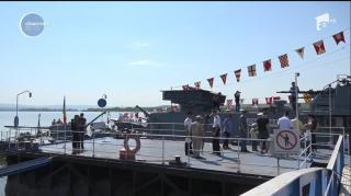Aplicaţie pe Dunăre cu nave militare româneşti