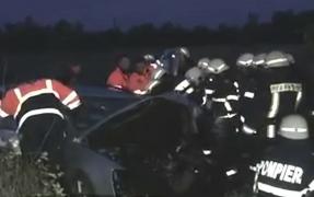 Doi soţi din Bulgaria au murit într-un accident la Lugoj. Fetiţa lor de 5 ani e în stare gravă