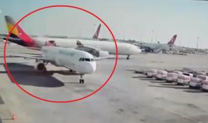 Două avioane de pasageri s-au ciocnit pe pista celui mai mare aeroport din Istanbul