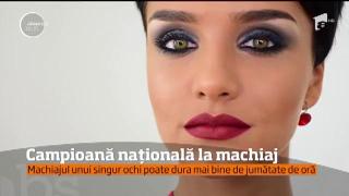 O tânăra din Hunedoara este campioană naţională la machiaj!