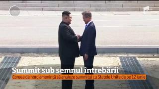 Coreea de Nord amenință cu anularea summitului cu SUA de pe 12 iunie