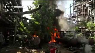 Incendiu devastator la o fostă rafinărie din Ploiești