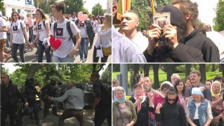 Marșul comunității gay la Chișinău i-a înfuriat pe radicalii ortodocși: Suntem împotriva ”gomosexualilor”