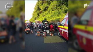 Accident rutier grav, pe DN 7, în judeţul Hunedoara