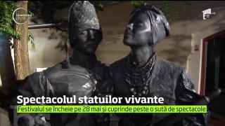 A 8-a ediţie a Festivalului Internaţional de Statui Vivante a luat startul în Capitală