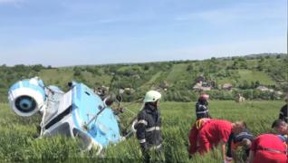 Elicopterul prăbuşit la Turda cu doi oameni la bord, folosit în activităţi agricole