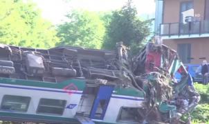 Imagini cutremurătoare! Tragedia feroviară din Italia, în care a murit un român, a fost filmată