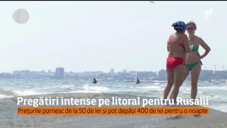 Pregătiri intense pe litoral pentru minivacanţa de Rusalii