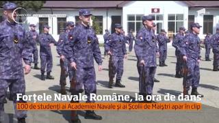 Forțele Navale Române, la ora de dans. 100 de studenți ai Academiei Navale și a Școlii de Maiștri apar în clip