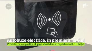 Cluj Napoca este primul oraş din România în care au fost introduse autobuze electrice
