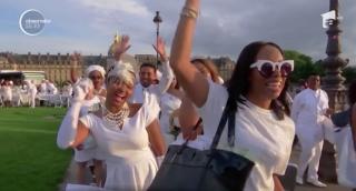 Dineu în alb, la Paris. Peste 18 mii de oameni au luat parte la eveniment