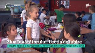 Ziua Învăţătorului, sărbătorită de elevi şi dascăli în cele mai inedite moduri