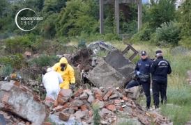 O substanţă extrem de periculoasă, găsită pe un teren din Bistriţa
