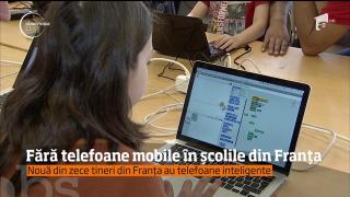 Telefoanele mobile vor fi interzise complet în şcolile din Franţa
