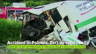 Accident cumplit în Polonia! Cel puţin 44 de copii au fost răniţi