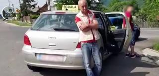 Elevul unei şcoli de şoferi din Argeş, prins cu 120 de kilometri pe oră, în localitate