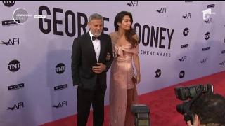 Actorul George Clooney a fost premiat pentru întreaga carieră
