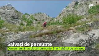 Cinci turişti au rămas blocaţi pe munte, în zona Piatra Secuiului